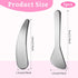 2Pcs Cosmetic Spatula Reusable Facial Massage Spatula Practical Mini Makeup Eye Cream Applicator Multi-functional Beauty Face Skincare Spoon for M...