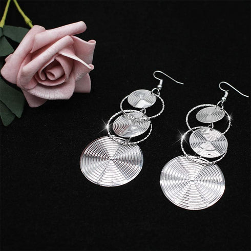 HSQYJ Fashion Bib Choker Drop Earring Set Bohemian Punk Ethnic Style Statement Dangle Earrings Pendant Necklace Crystal Wedding Bridal Jewelry Set...