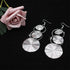 HSQYJ Fashion Bib Choker Drop Earring Set Bohemian Punk Ethnic Style Statement Dangle Earrings Pendant Necklace Crystal Wedding Bridal Jewelry Set...
