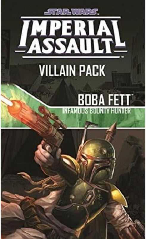 Star Wars Imperial Assault Board Game Boba Fett VILLAIN PACK - Epic Sci-Fi Miniatures Strategy Game for Kids and Adults, Ages 14+, 1-5 Players, 1-...