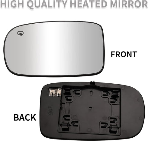 Driver Side Mirror Replacement for 2011-2017 Chrysler 200, 2012-2021 Chrysler 300, 2011-2021 Dodge Charger, 2012-2021 Dodge Challenger Mirrors Gla...