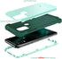 Case for Moto G Stylus 5G, 3 in 1 Hard PC Silicone Bumper Heavy Duty Shockproof Antiscratch Protective Case, Green...