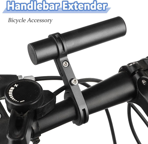 Mesee Bike Handlebar Extender Bicycle Handlebar Clamps Extension Mount Holder Aluminum Alloy Single Clamp Cycling Bracket for Bike LED Light, GPS,...