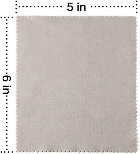 Eyeglasses Cleaner Microfiber Cleaning Cloth - 12 Pack Sunglasses Clean Reading Glasses Wipes 5x6 Inch Camera Lens Eyewear Lint Free Microfiber...