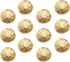 MILISTEN 30pcs Round Metal Hollow Out Button Coat Buttons Flat Buttons Jacket Button Trousers Buttons Sewing Buttons (Light Golden 20mm)...