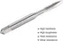 uxcell Spiral Point Threading Tap 10-24 UNC, HSS (High Speed Steel) Machine Thread Screw Tap 3 Straight Flutes Uncoated Tapping Tool H2 Tolerance...