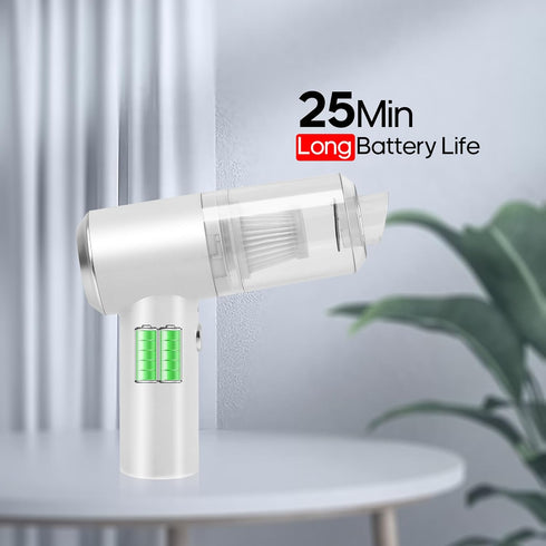 Mini Car Vacuum Cleaner(4500 pa) Portable Cordless Rechargeable,Tiny Handheld Vacuum, Computer Hand Vacuum for Keyboard and Laptop, Mini Hand Held...