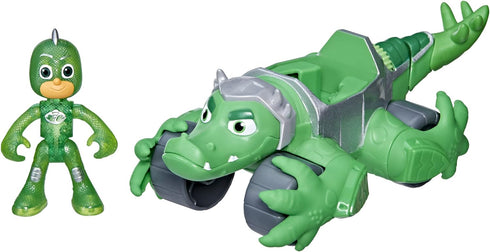 PJ Masks Animal Power Gekko Animal Rider Toy Car, with Gekko Action Figure, Deluxe Toy Vehicles, Superhero Toys, Preschool Toys for 3 Year Old Boy...