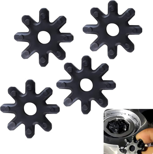 4 PCS Car Steering Wheel Gear Sleeve, Flexible Steering Coupling, Repair Replacement Accessories, Compatible with Hyundai Elantra, Hyundai Veloste...