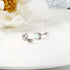 Milacolato Opal Earrings 18K Gold Plated Stainless Steel Post Round Cut Created White/Blue/Pink Opal Stud Earrings for Women 6MM...