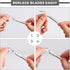 DIYSELF 23 Pack Scrapbooking Tools, Exacto Knife Craft Knife Precision Carving Hobby Knife Kit, 20 Spare Art Knife Blades for Art, Scrapbooking, S...