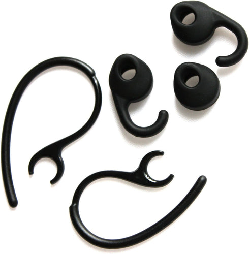 New 3pcs Gel Ear Bud Earbuds tip + 2pcs Ear Hook Loop earhooks Replacement for Jabra EASYCALL EASYGO Clear USA Cell Phones Parts...