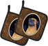 Caroline's Treasures SS8672PTHD Bullmastiff Pair of Pot Holders Kitchen Heat Resistant Pot Holders Sets Oven Hot Pads for Cooking Baking BBQ, 7 1/...