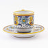 Fima ThatsArte.com - Italian Ceramic Espresso Cup & Saucer Raffaellesco, Deruta - Hand Painted, Handmade Coffee Cup Made in Italy, Deruta Pottery...
