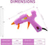 Hot Glue Gun Kit with 30pcs Glue Sticks, Mini Hot Melt Glue Gun with Carrying Case for Crafts, School DIY Arts, and Home Repair (30Watts, Pink)...