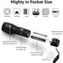Lighting EVER LED Flashlights High Lumens, Small Flashlight, Zoomable, Waterproof, Adjustable Brightness Flash Light for Outdoor, Emergency, AAA B...