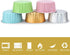 EUSOAR Dessert Cups Aluminum Foil, 25pcs 5oz Disposable Creme Brulee Baking Cups Ramekins, 5 Colors Mixed Cupcake Liners Containers Wrappers, Mini...
