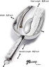 JBscoop Stainless Steel Scoop for ice, 9.6 Inch Metal Food Scoop Kitchen Bar Party Wedding Heavy Duty Dishwasher Safe - 8 Oz...