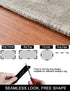 16 pcs Rug Pads Grippers, Non Slip Grippers for Hardwood Floors Hold Rugs in Place, Easy to Install and Reusable Carpet Tape, Rugs Tape for Area R...