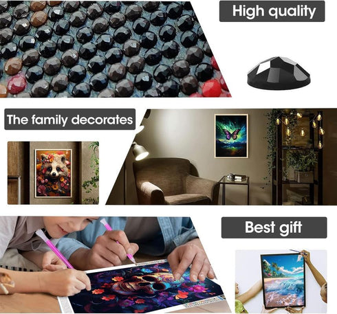 Yomiie 5D Diamond Painting Moon Tree Full Drill by Number Kits, Abstraction DIY Paint with Diamonds Arts Rhinestone Embroidery Craft for Home Room...
