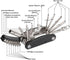WOTOW Bike Repair Tool Kit - 21 in 1 Bicycle Multitool Portable Mountain Bike Tool Kit Emergency Maintenance, Bike Hex Key Wrench & Tube Patch Kit...