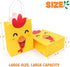 Faisichocalato Farm Animal Party Favor Bags with Handles Farm Themed Birthday Party Supplies Barnyard Birthday Gift Pack of 12 Treat Goody Bags Kr...