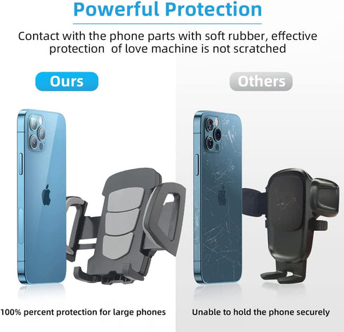 Cup Holder Phone Mount for Car, Adjustable Gooseneck Height 360 Rotatable Cell Phone Cradle Mount, with Extendable Cup Base Holder, Universal Mobi...