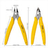 KATA 2-Pack Micro Wire Cutters, Precision Electronics Flush Cutter and Side Cutting Pliers for Electronics, Jewelry, Model Kits, Yellow...