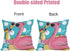 2 Pack Waterproof Outdoor Summer Beach Throw Pillow Covers 16x16 Inch Flamingo Flip Flops Tropical Flower Starfish Farmhouse Decoration Pillow Cas...