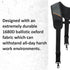 WOLF WTH2115 Padded 4-point Suspenders for Tool Work Belt | Universal Breathable Comfort Lightweight | Contractors Handyman | Pain Stress Relief W...