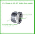 Brass Garden Hose to Shower Hose/Arm Handshower Adapter, G1/2 Female to 3/4" GHT Garden Hose Adapter, 2 Pcs...