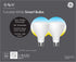 GE Lighting CYNC Smart Flood Light Bulbs, Bluetooth Enabled, Tunable White, Alexa and Google Assistant Compatible, Cool and Warm White (2 Pack), P...