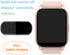 Screen Protector Compatible for TOOBUR Smart Watch 2.01 (6 Pack) Full Coverage Clear TPU Soft Film, For IDW17 Smartwatch Protective Film...