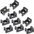Cable Tie Mounting,100 Pcs Zip Tie Base,5 mm(M5) Screw Hole, 23x16x9(L*W*H) mm Cord Tie Mount Wire Tie Holder Fix Bottom Wire Management for Home/...