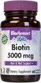 Bluebonnet Nutrition Biotin 5000 mcg, Hair & Nail Support*, Non-GMO, Vegan, Kosher Certified, Gluten-Free, Soy-Free, Dairy-Free, 60 Vegetable Caps...