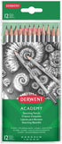 Derwent Academy Graphite Sketching Pencils, Wallet, 12 Count (2300412)...