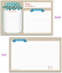 Neatz Mason Jar Recipe Cards - 50 Double Sided Cards, 4x6 inches. Thick Card Stock...