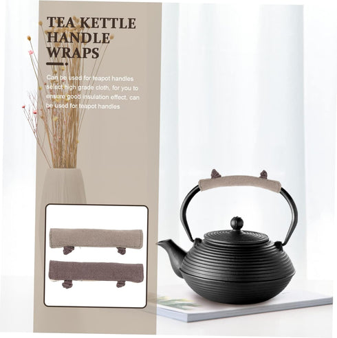 YARNOW 2pcs Grip Gloves Oven Protector Microwave Cookware Tea Kettle Handle Holder Tea Kettle Handle Sleeve Pot Handle Protectors Pot Handle Cushi...