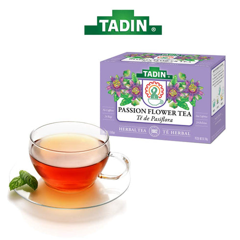 3 PACK Tadin Tea, Pasiflora - Passion Flower Tea, 72 Tea Bags - Relax Mind Muscle Pasiflora...