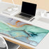 PERFECTSIGHT Green Marble Large Mouse Pad, Cute Desk Mat, Aesthetic Keyboard Computer Gaming Mouse Pad, Full Desk Mousepad Non Slip Writing Pad fo...