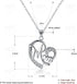 ShiQiao Spl Gifts for Mom Mother Necklace Pendant Sterling Silver for Women Love Heart Mom Birthday Gifts...