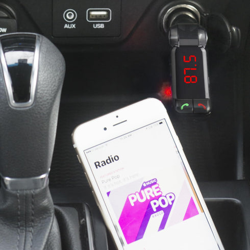 Bracketron Roadtripper Bluetooth Enabled FM Transmitter Connect Phone Audio to Cars Trucks RVs Buses Boats Radio Speakers...