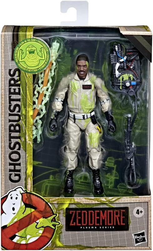 Hasbro Ghostbusters Plasma Series Glow-in-The-Dark Winston Zeddemore Toy 15-Cm-Scale Collectible Classic 1984 Figure, Ages 4 and Up, Multicolor, F...