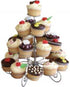 Charmed 4 Tier Cupcake Stand Holds 23 Cupcakes...