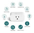 Smart Plug, TREATLIFE 2.4GHz 15 Amp Wifi Smart Outlet with Child Lock and Vacation Mode, Reliable WiFi Connection, Compatible with Alexa and Googl...