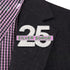 Pearl Number 25 Silver Soror Pin Pink And Green Sorority Greek Letters Lady Brooch Gifts Sisterhood Jewelry...