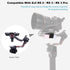NICEYRIG Aluminum Power Bank Clamp for DJI RS 2 / RS 3 / RS 3 Pro, 50mm - 88mm Wide Range Universal Portable Charger Holder with Detachable Cold S...
