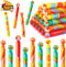 SCIONE 36 Pack Mini Bubble Wands, Beach Ball Bubbles Party Favors for Kids, Goodie Bag Stuffers, Summer Bubble Wands Treasure Box Toys, Classroom ...