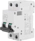 2-Pole Circuit Breaker, 250V DC 2P DIN Rail Mount Miniature Circuit Breaker, 16A/32A/63A 1pc for Solar Panels Grid System Wind, Solar System & Oth...