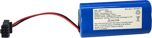 Dana Trading Replacement Robot Vacuum Rechargeable Battery - 9.6V LiFePO4 Lithium-Ion Battery for PUCRCX70 Robot Vacuum Cleaner - SereneLife...